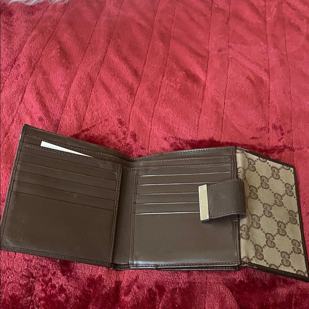 Gucci Brown Leather Card Holder